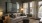Spacious and well-lit living spaces